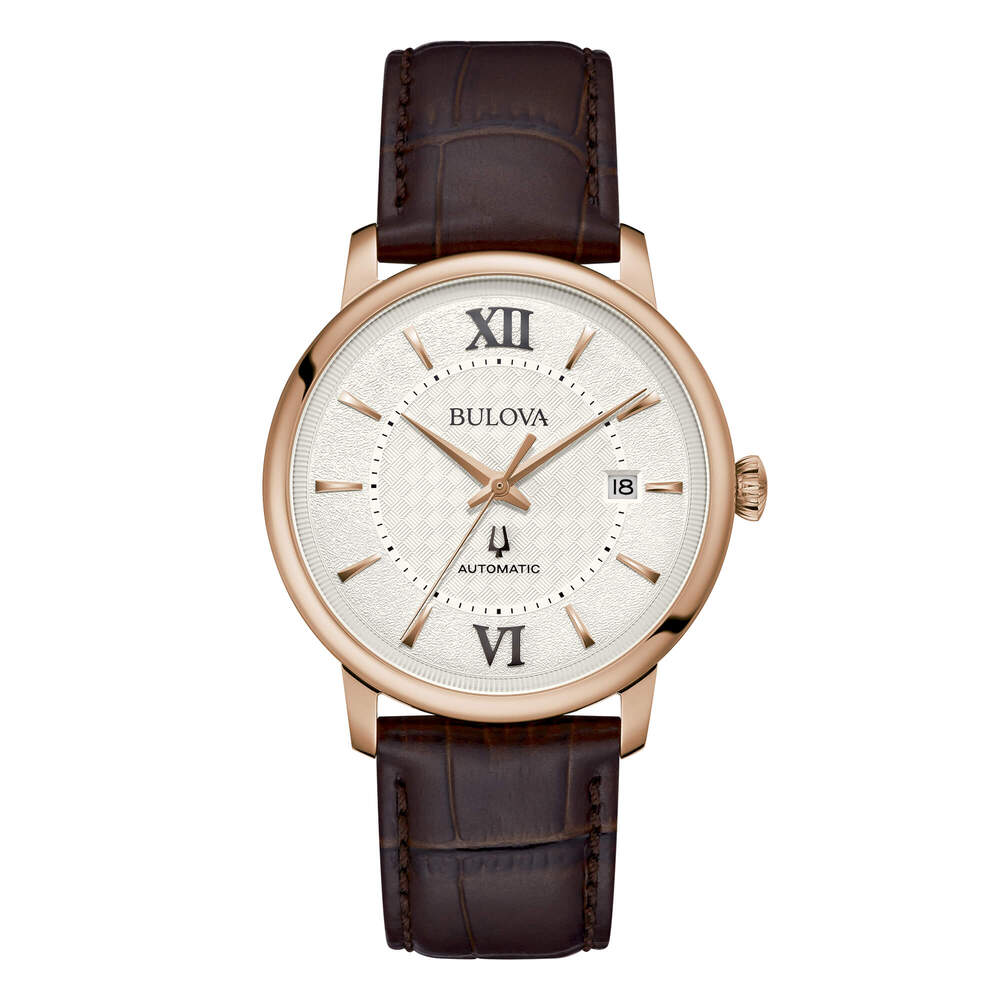 Orologio Automatico Bulova Hudson Brown/Rosegold