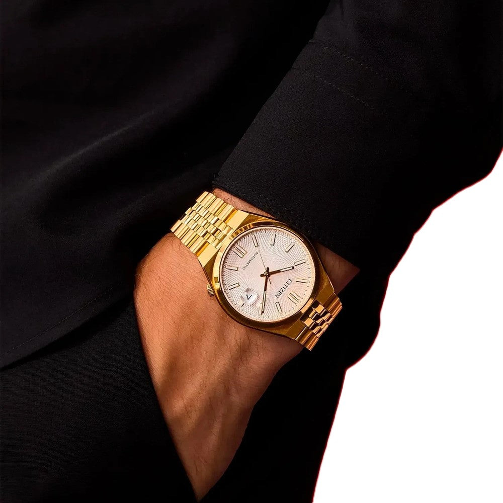 Orologio Automatico CITIZEN Tsuyosa 60 Gold & White
