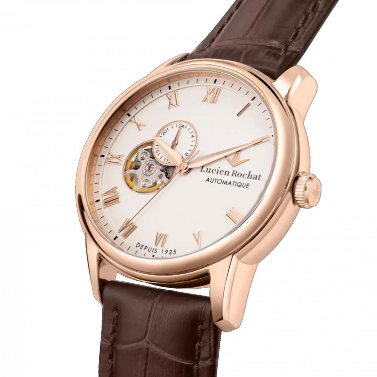 Orologio Automatico Lucien Rochat Iconic White, Rosegold 42 mm