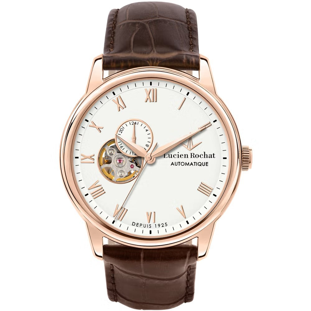 Orologio Automatico Lucien Rochat Iconic White, Rosegold 42 mm