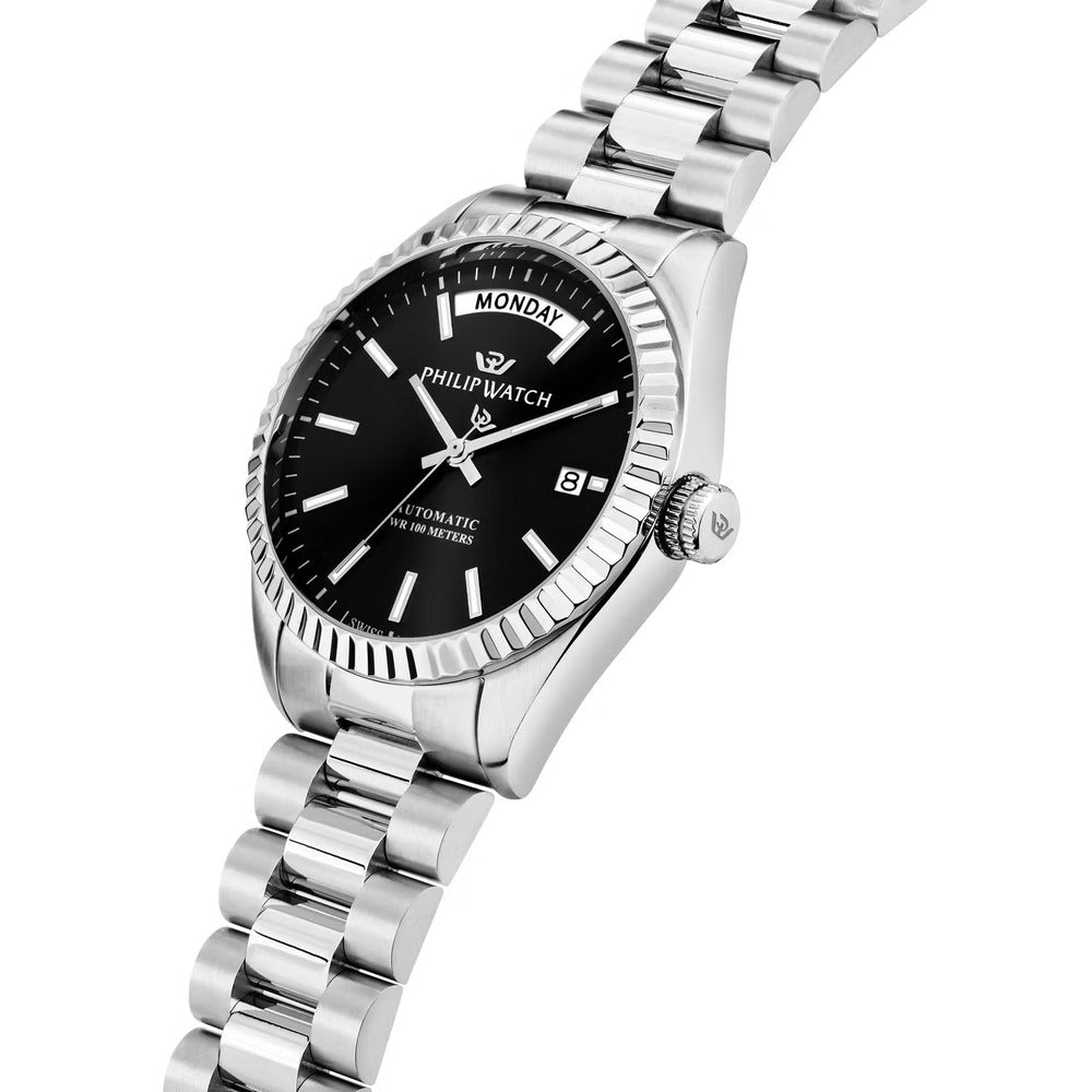 Orologio Automatico PHILIP WATCH Caribe Silver/Black