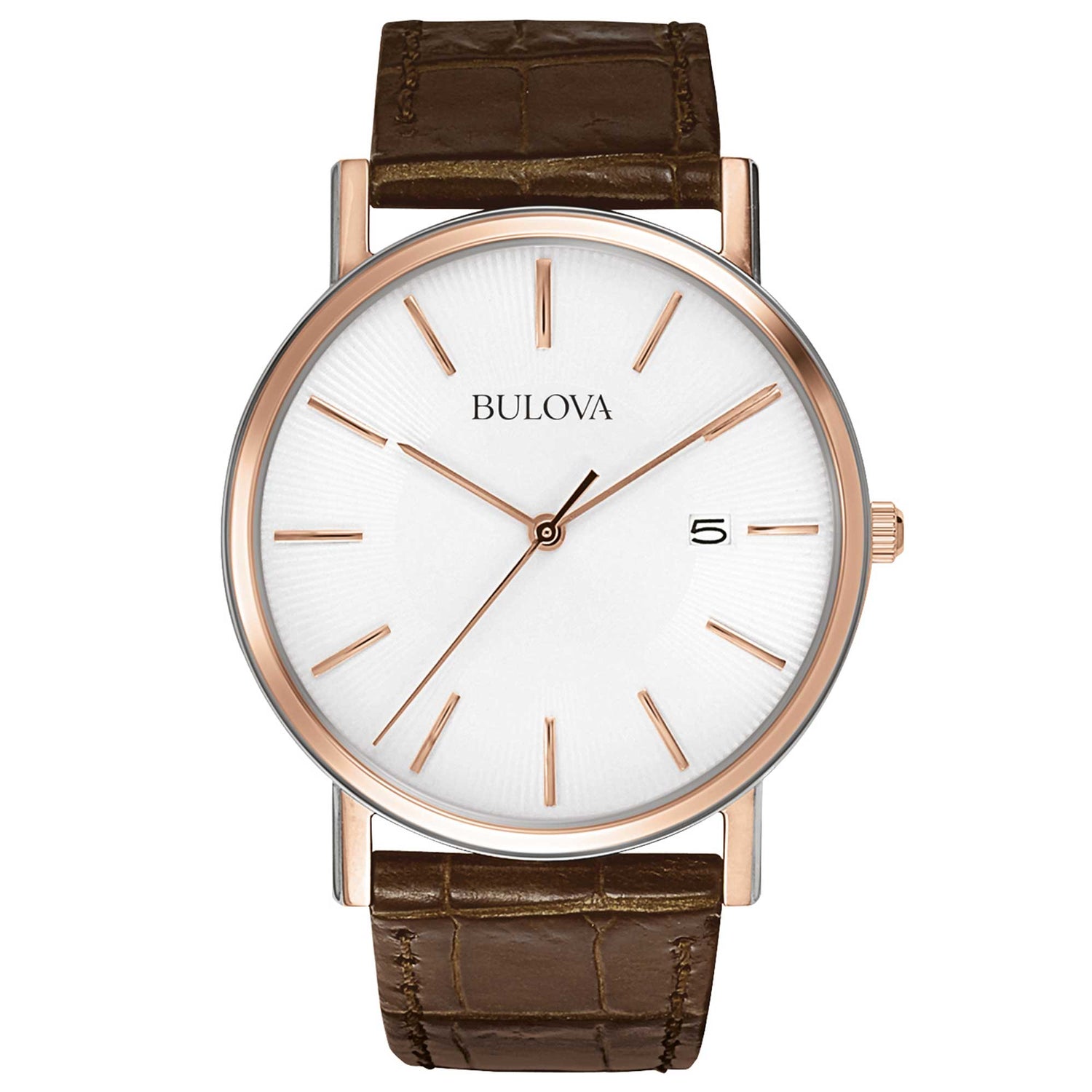 Orologio uomo BULOVA Classic Elegant Brown/Gold Rose
