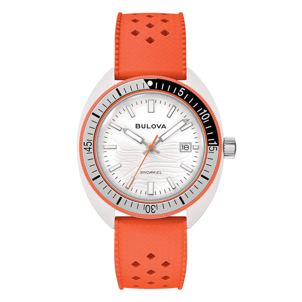 Orologio BULOVA Snorkel White/Orange