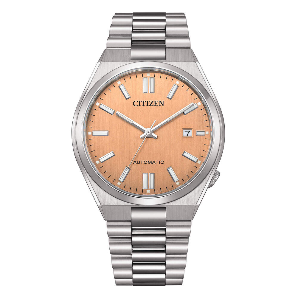 Orologio CITIZEN Automatico Tsuyosa Silver/Salmone