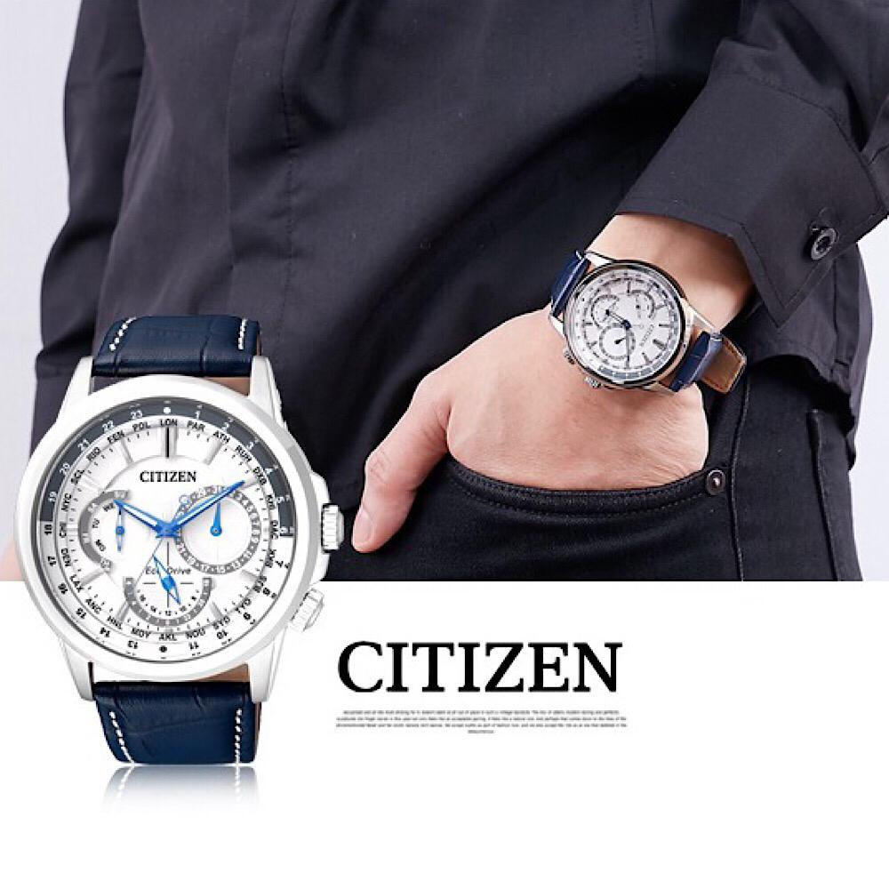 Orologio Citizen Eco Drive Calendrier Blu