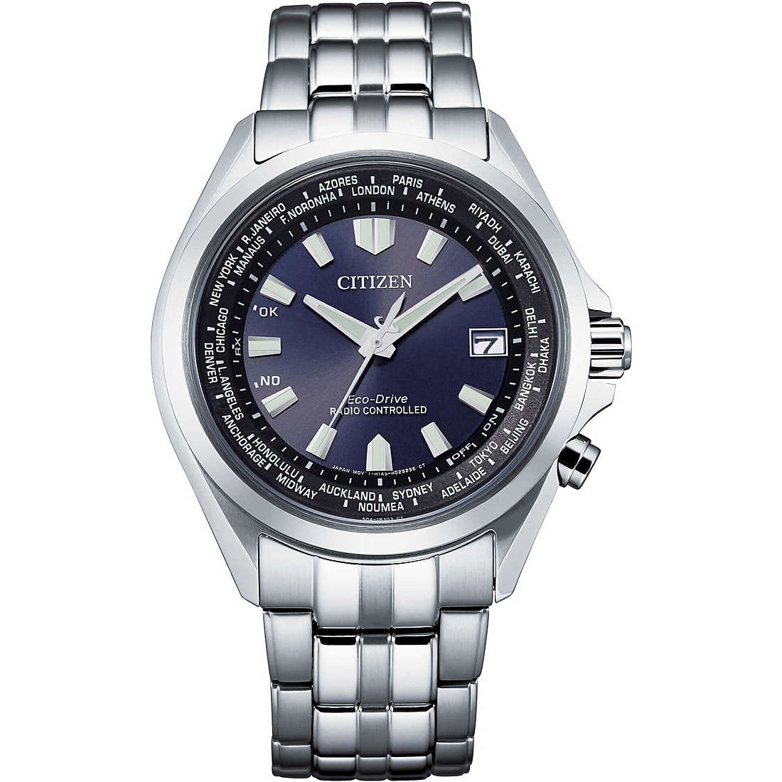 Orologio Citizen Eco Drive in Acciaio Radiocontrollato