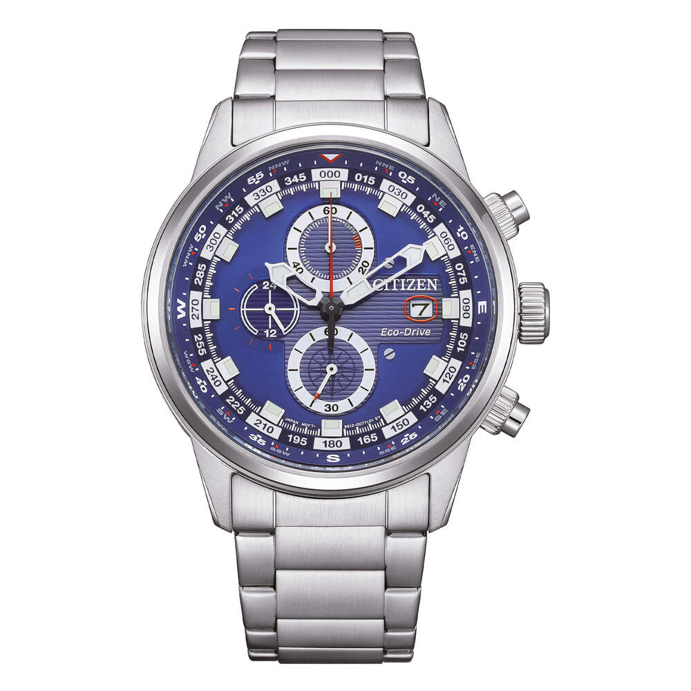 Orologio CITIZEN Nautic Crono Silver/Blue/White