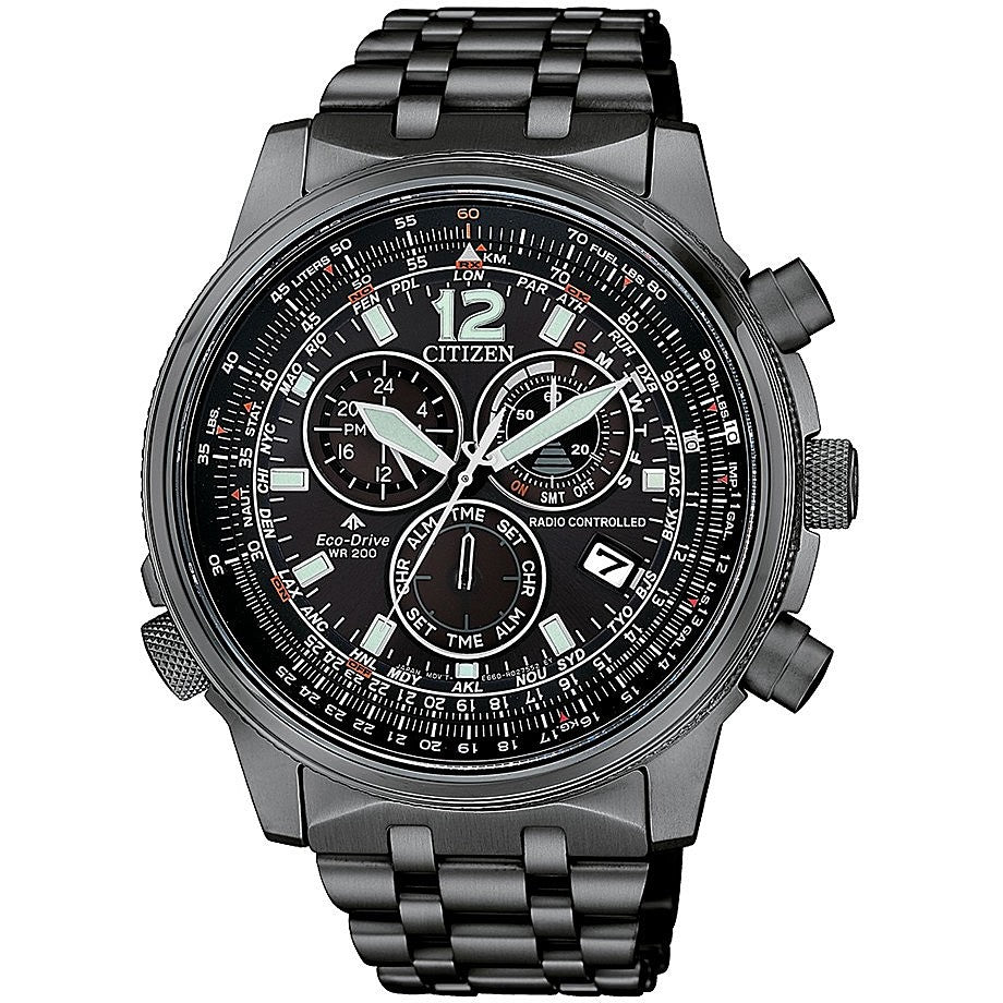 Orologio Citizen Radiocontrollato Pilot Acciaio