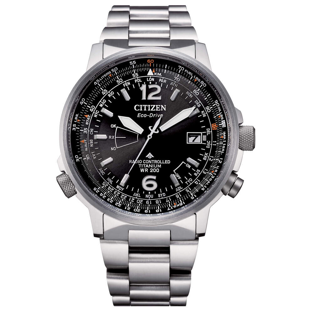 Orologio Citizen Radiocontrollato Pilot in Super Titanio