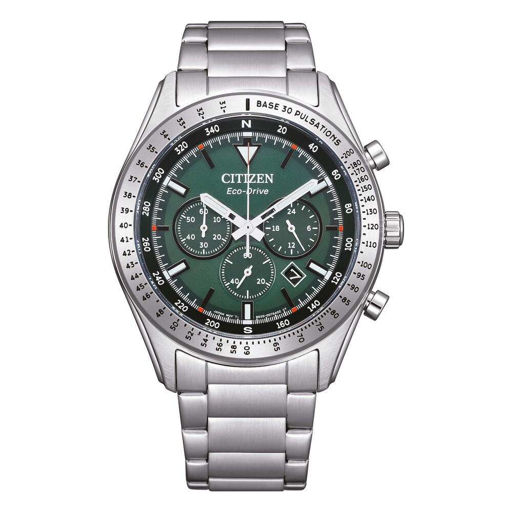 Orologio CITIZEN Rescue Crono Silver/Green