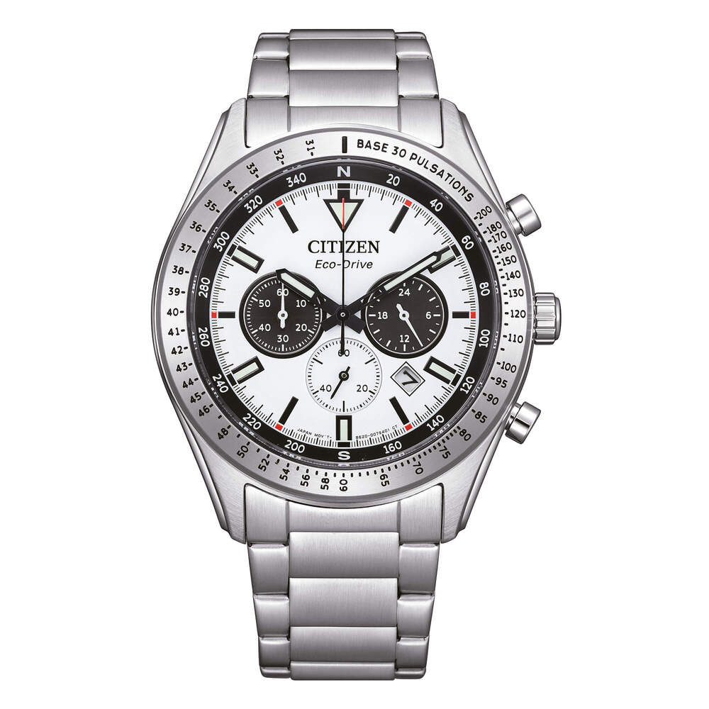 Orologio CITIZEN Rescue Crono Silver/White