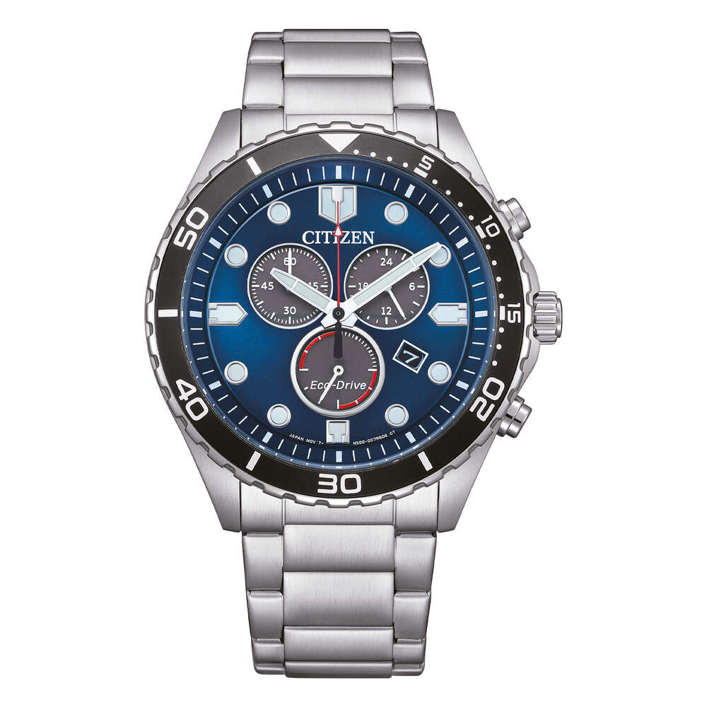 Orologio CITIZEN Sport Crono Silver/Blue