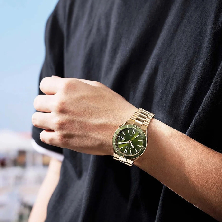 Orologio Citizen Automatico Tsuyosa Shore Golg Green