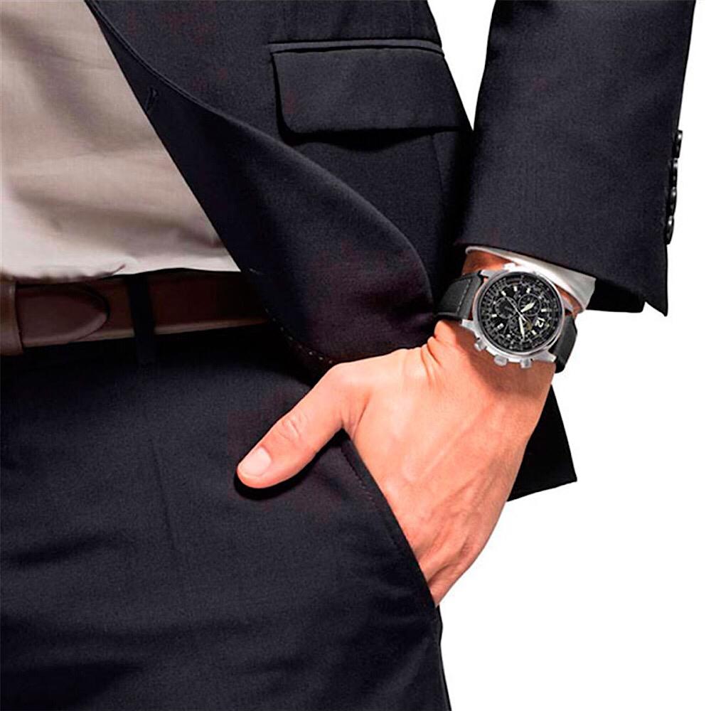 Orologio Citizen Radiocontrollato Crono Pilot uomo mm