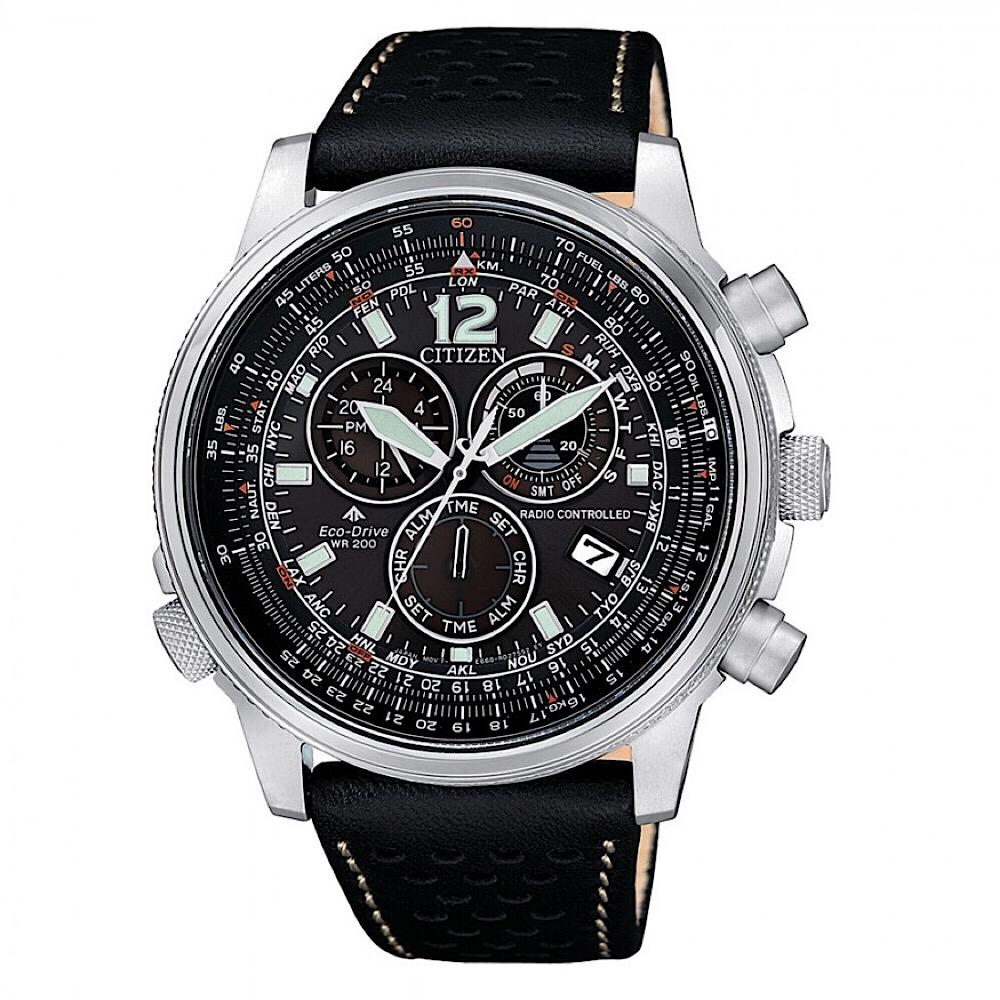 Orologio Citizen Radiocontrollato Crono Pilot uomo mm