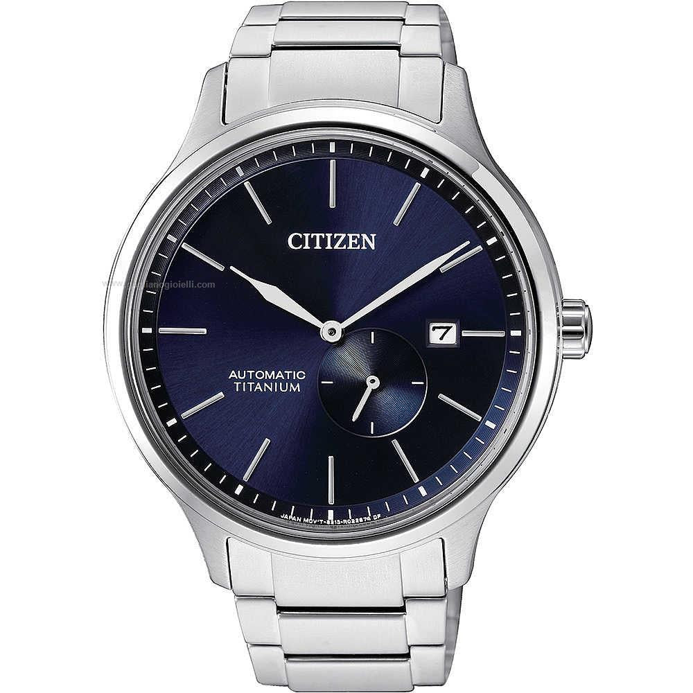 Orologio Citizen Automatico Super Titanio Silver/Blue