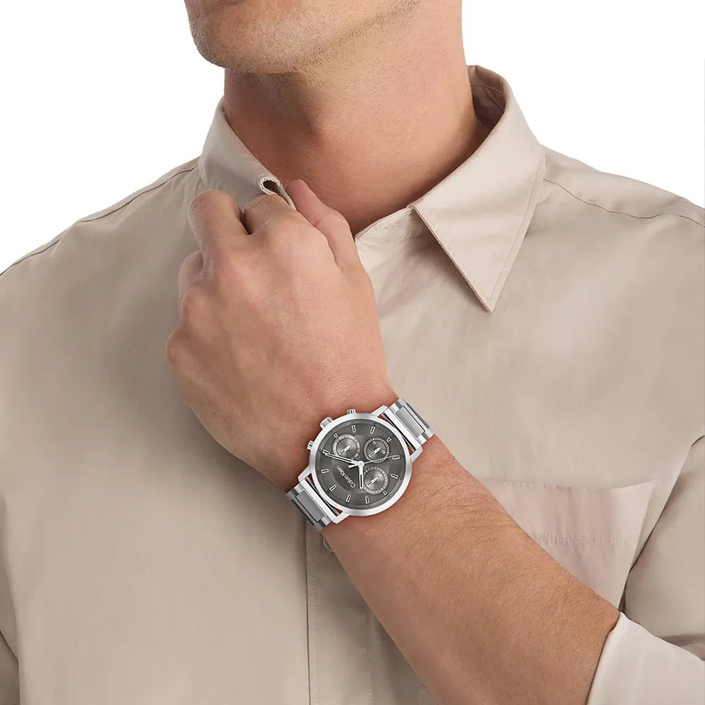 Orologio Cronografo Calvin Klein Gauge Silver 42 mm