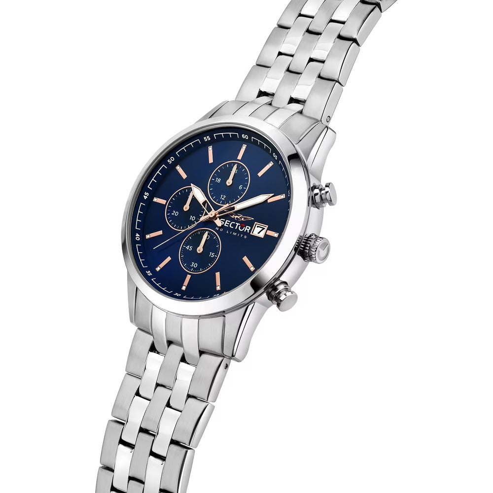 Orologio SECTOR Crono Silver/Blue