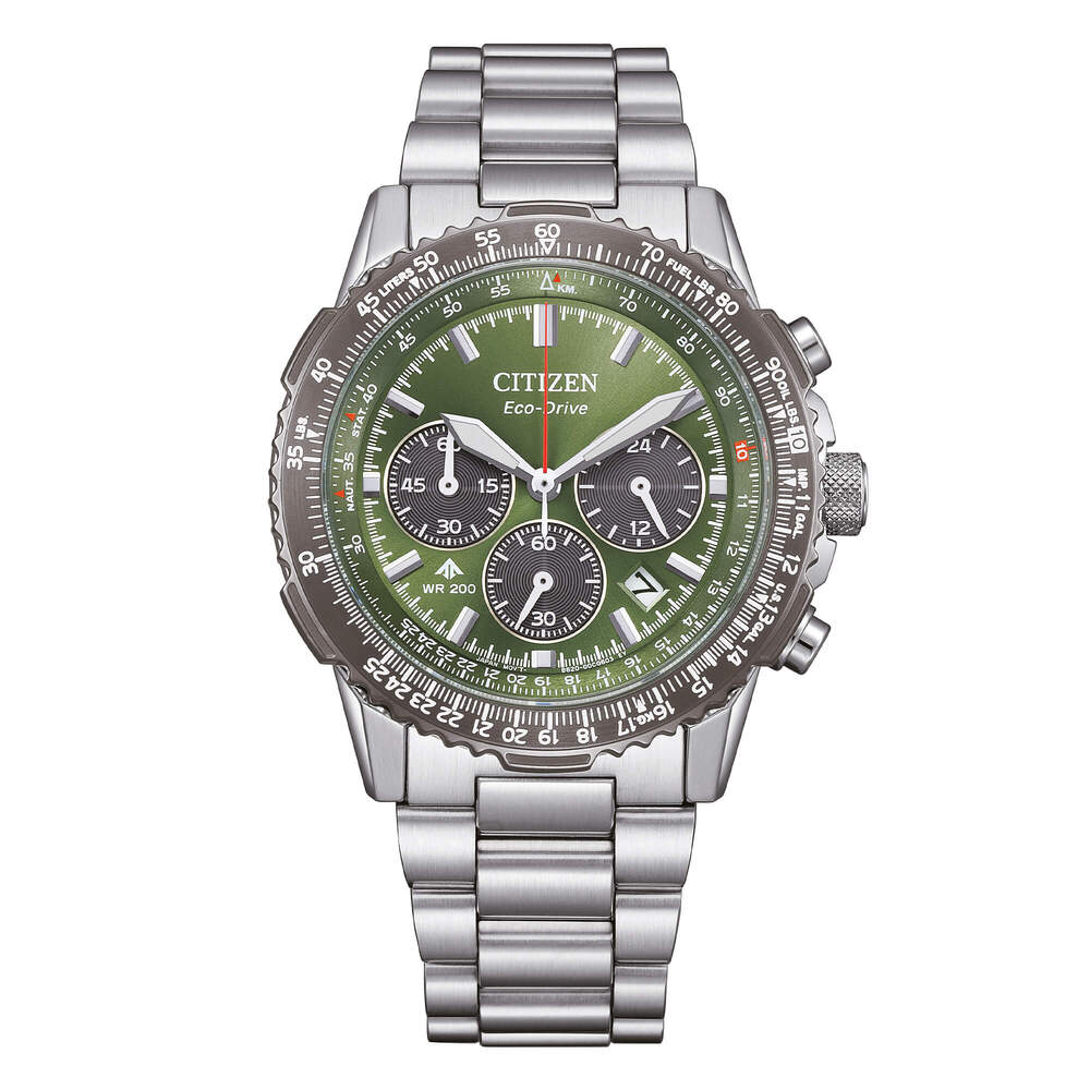 Orologio Cronografo CITIZEN Navihawk Green