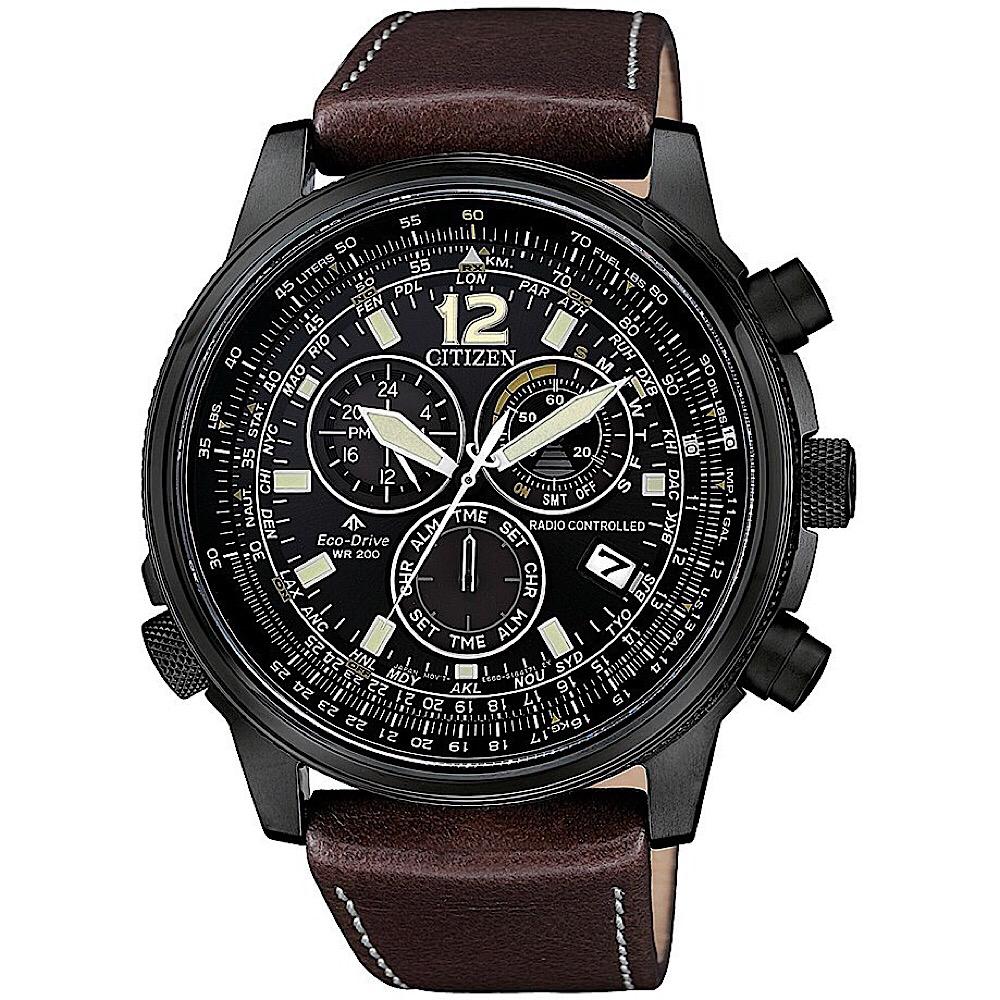 Orologio Citizen Radiocontrollato Crono Pilot uomo mm