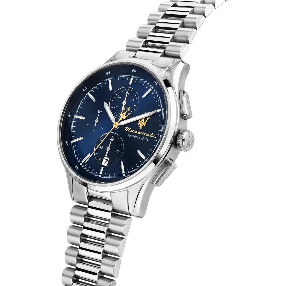 Orologio Uomo MASERATI Sorpasso Silver/Blue