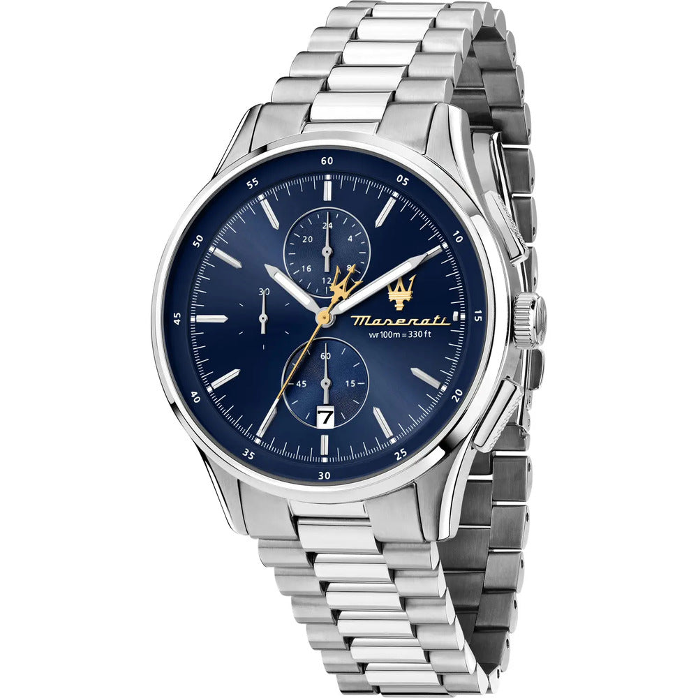 Orologio Uomo MASERATI Sorpasso Silver/Blue