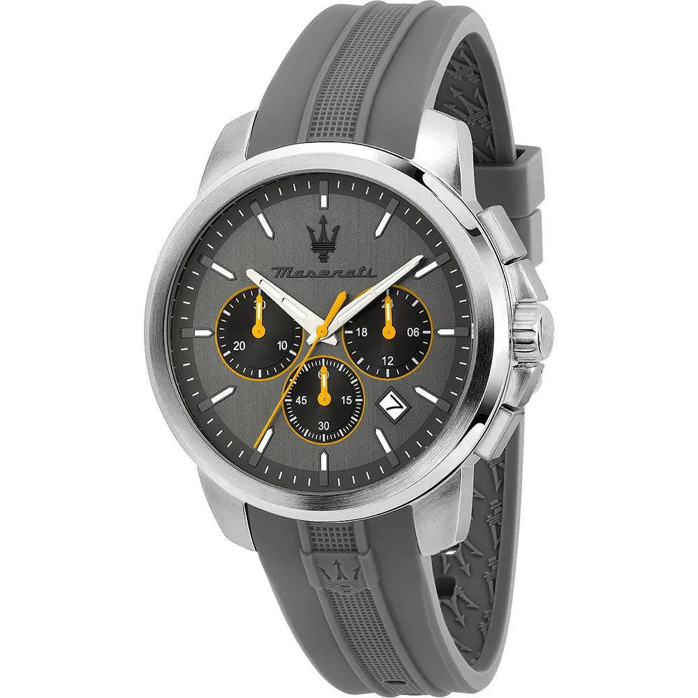 Orologio Cronografo Maserati Successo Grey Yellow