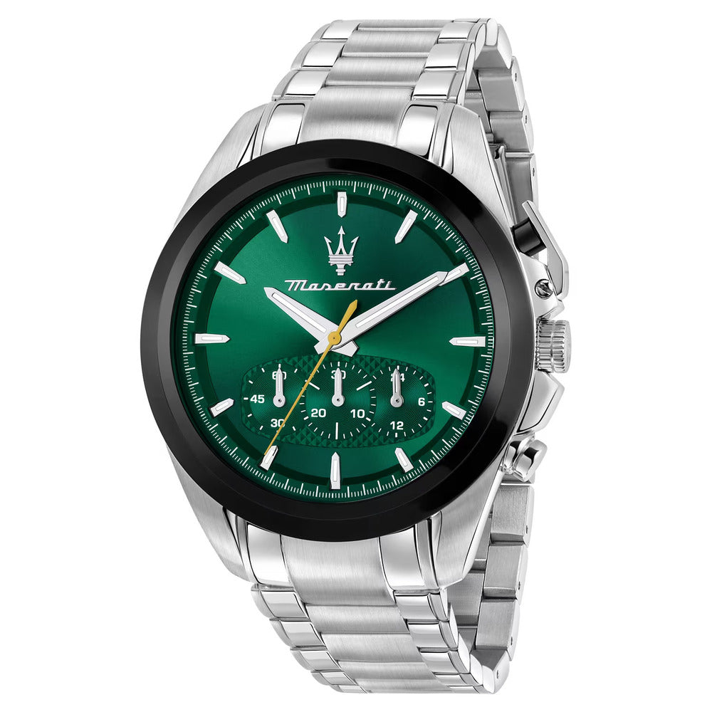 Orologio Maserati Traguardo Silver Green