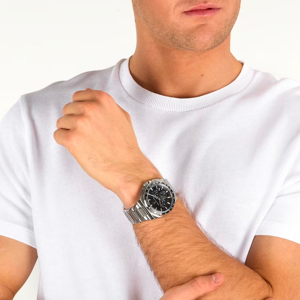 Orologio Cronografo Maserati Velocità Silver Black