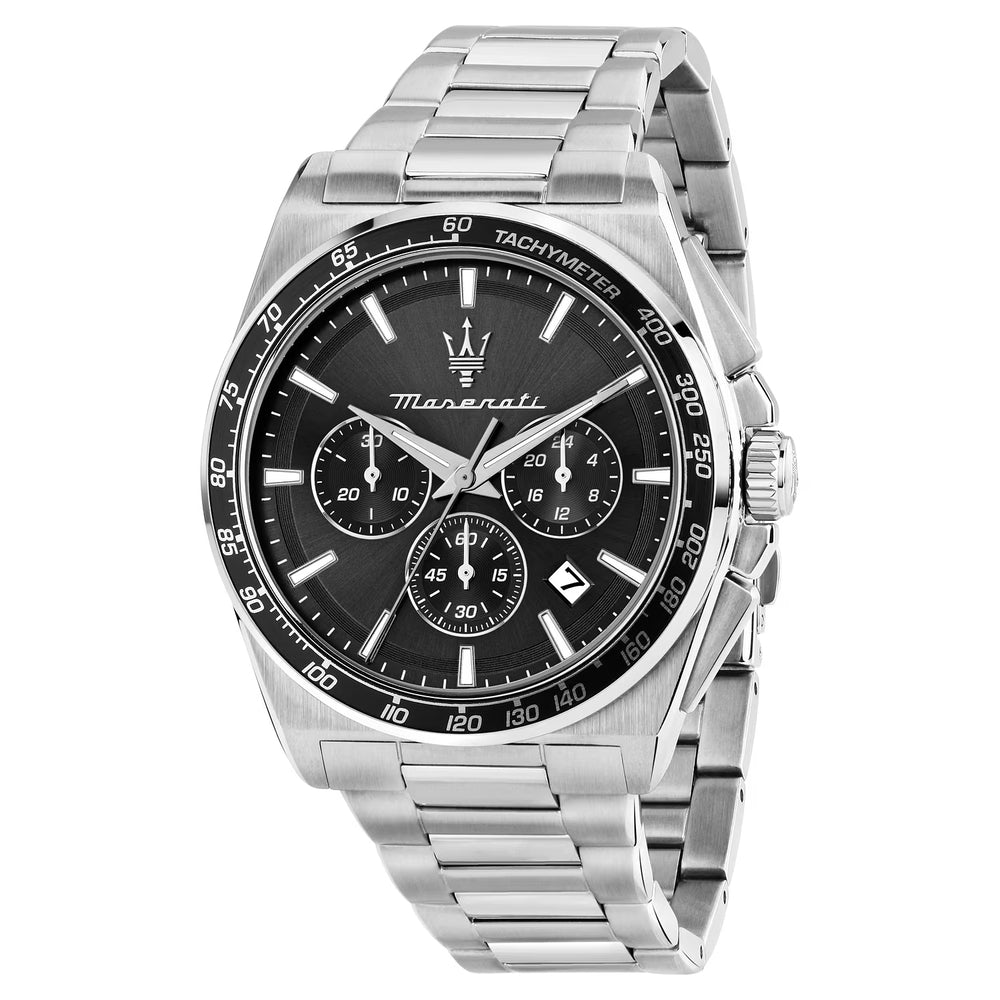 Orologio Cronografo Maserati Velocità Silver Black