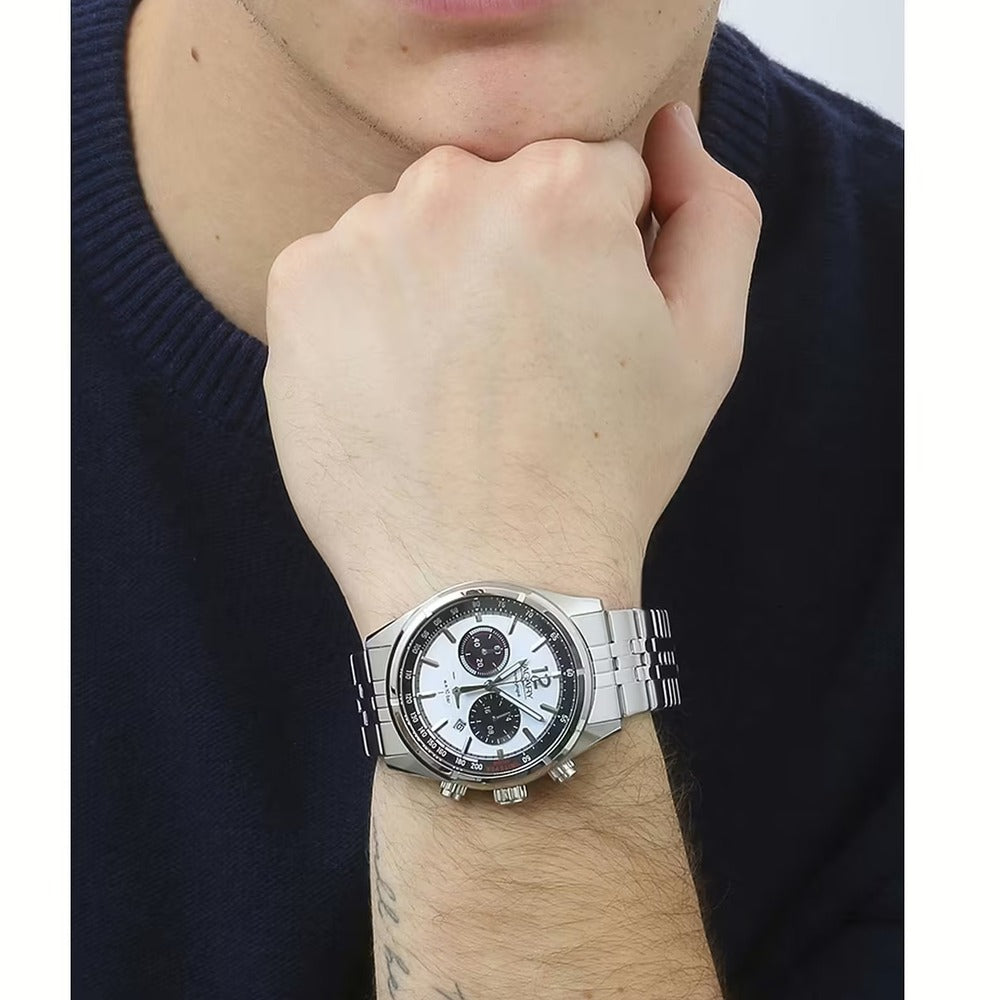 Orologio VAGARY by CITIZEN Rockwell Crono Silver/White