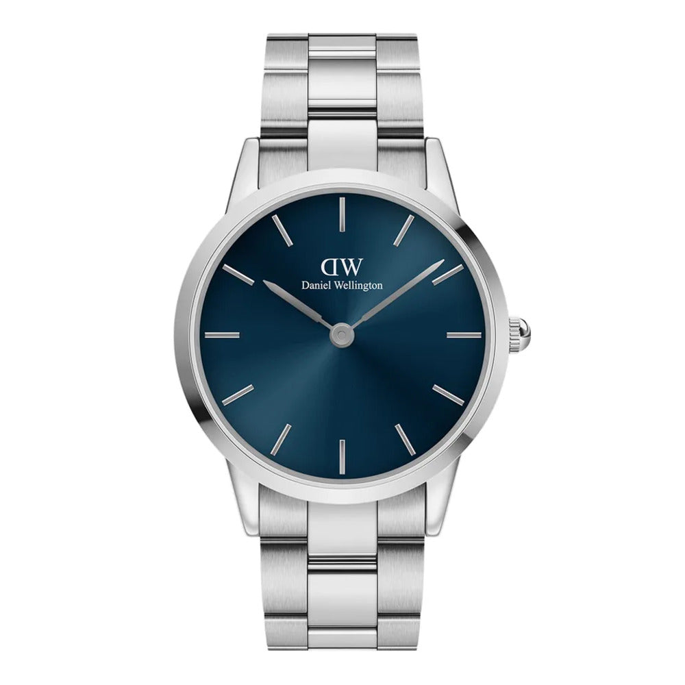Orologio Daniel Wellington Iconic Link Arctic Silver/Blue mm