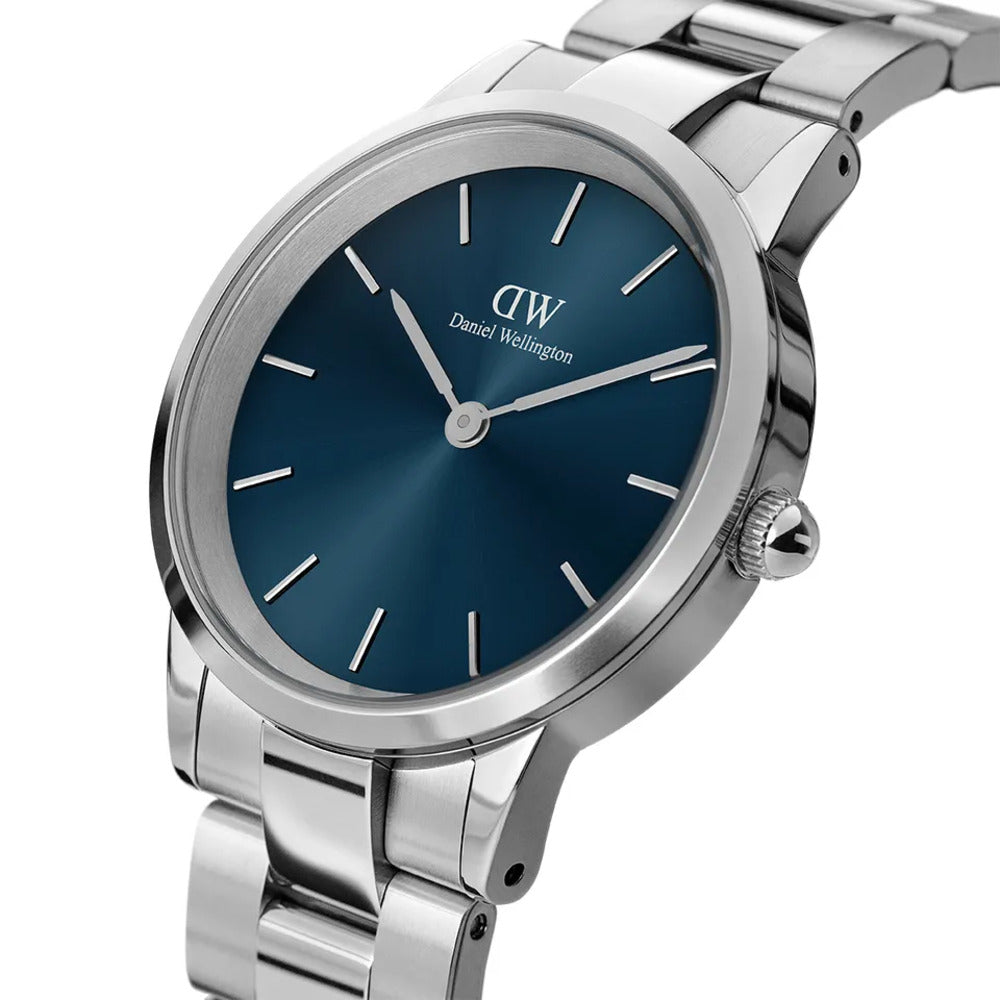 Orologio Daniel Wellington Iconic Link Arctic Silver/Blue mm