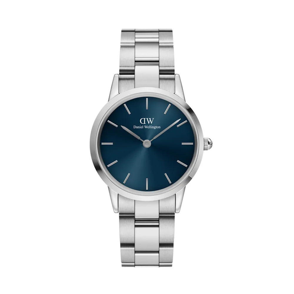 Orologio Daniel Wellington Iconic Link Arctic Silver/Blue mm