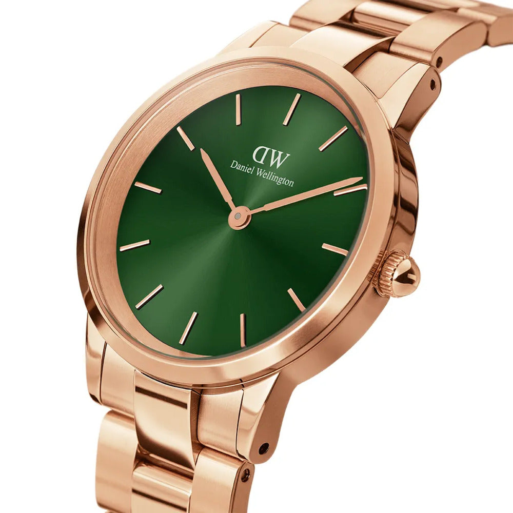 Orologio Daniel Wellington Iconic Link Emerald Rosegold/Green 36mm