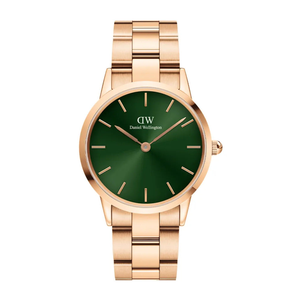 Orologio Daniel Wellington Iconic Link Emerald Rosegold/Green 36mm