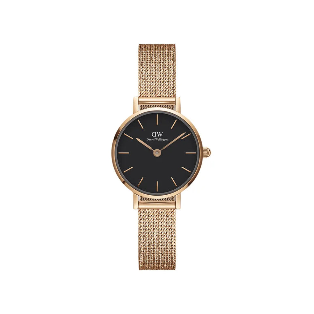 Orologio Daniel Wellington Petite Pressed Melrose Rosegold/Black 24mm