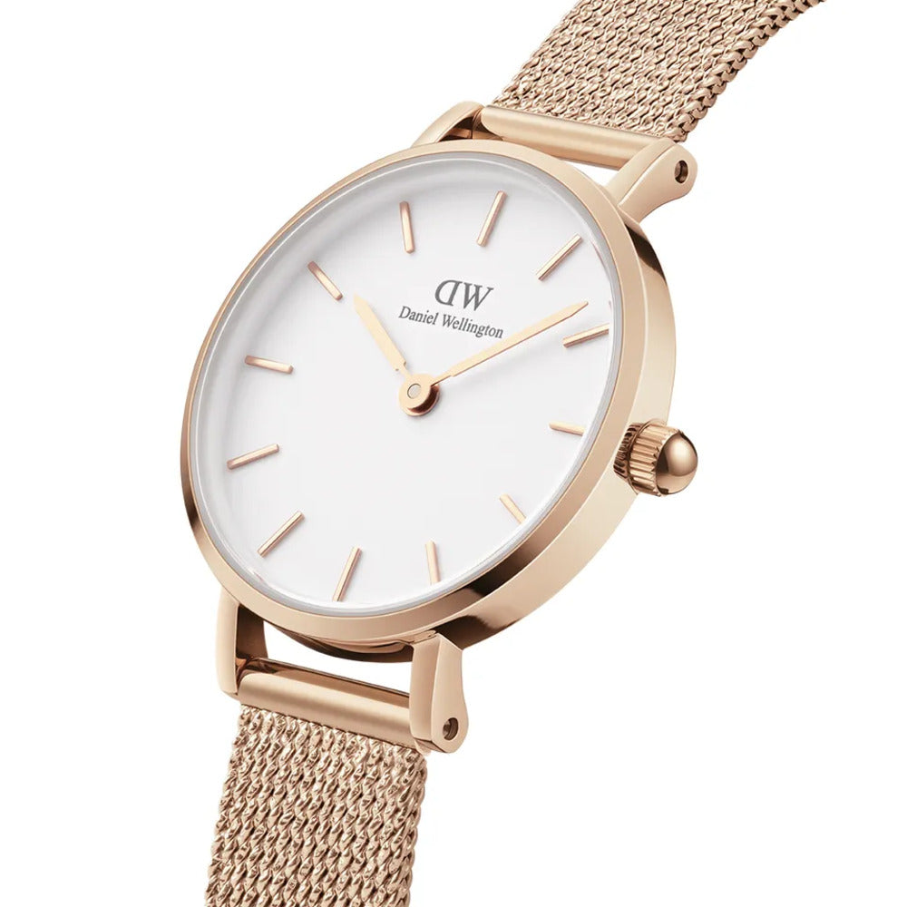 Orologio Daniel Wellington Petite Pressed Melrose Rosegold/White 24mm