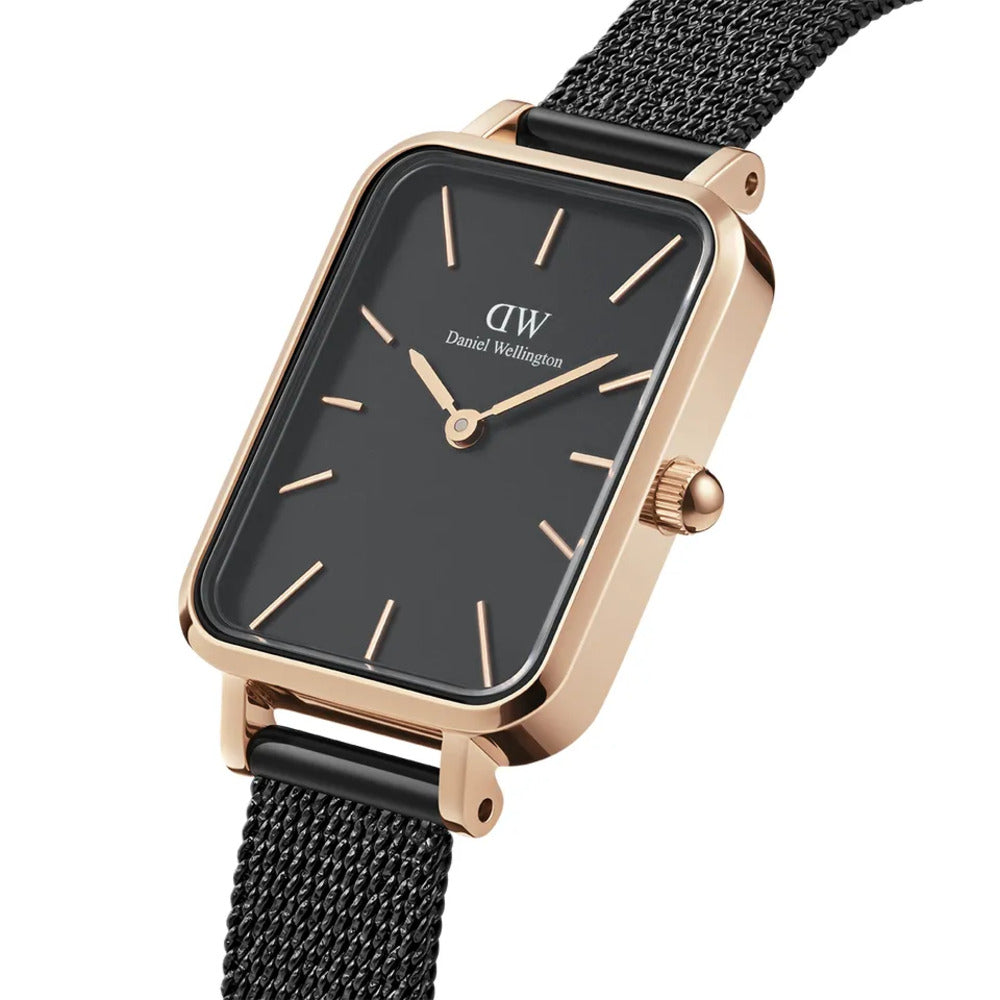 Orologio Daniel Wellington Quadro Pressed Ashfield Black