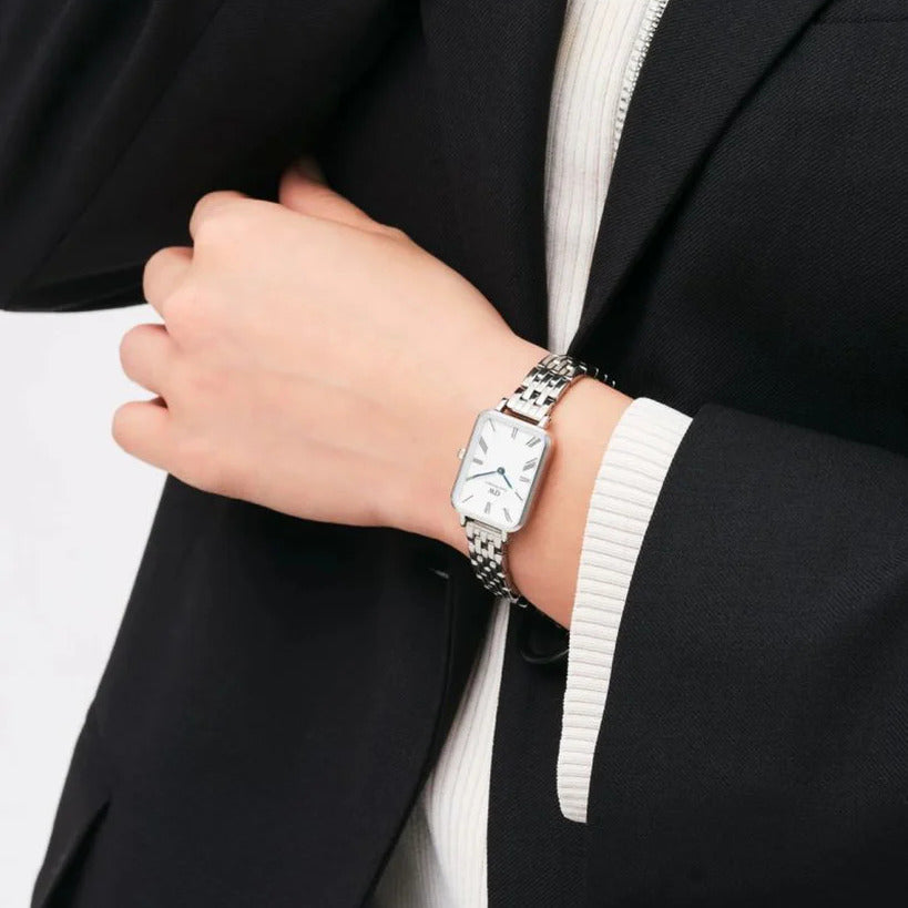 Orologio Daniel Wellington Quadro Numerals Link Silver