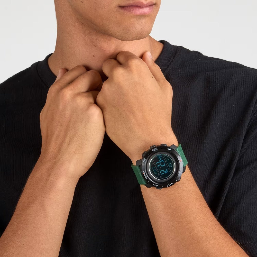 Orologio Digitale Uomo Sector Ex-52 Verde e Nero