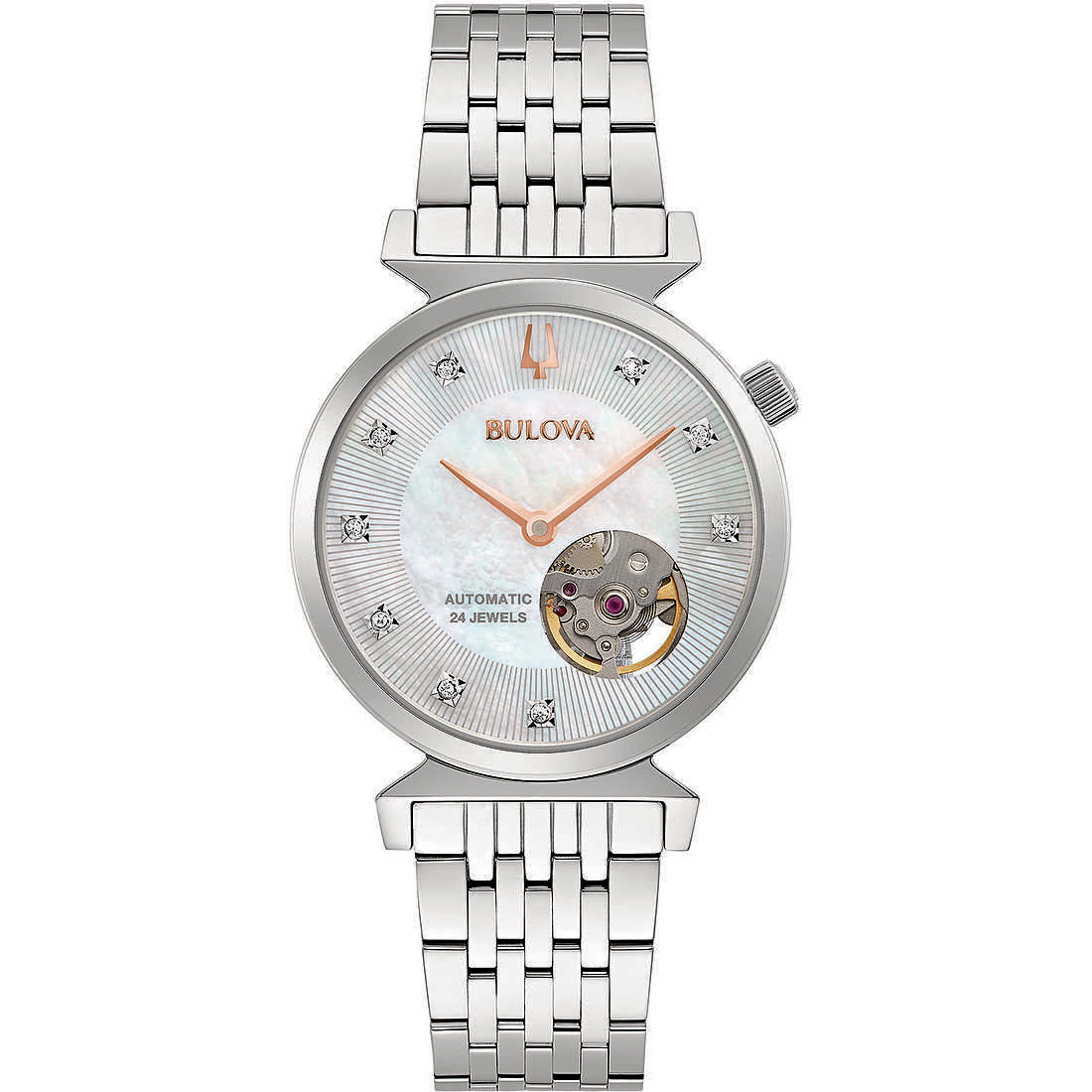 Orologio donna BULOVA Regatta Lady Automatic 32mm Silver