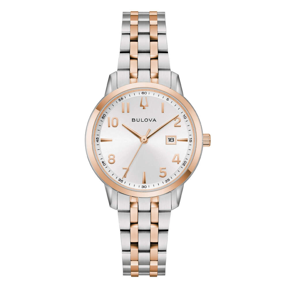 Orologio BULOVA Sutton Lady Silver Rosegold 31mm