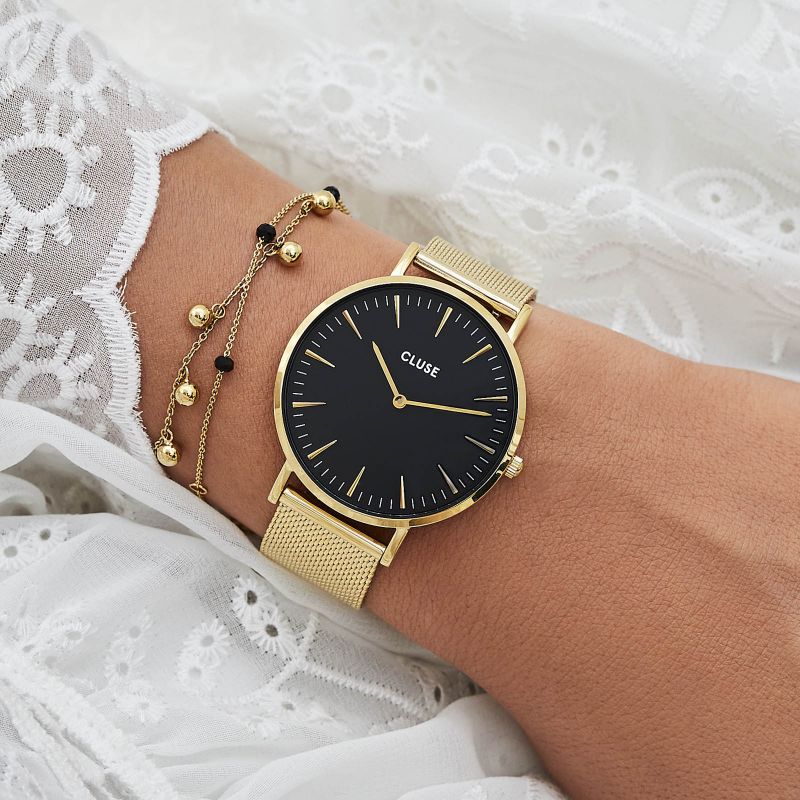 Orologio CLUSE La Bohème Mesh Gold/Black