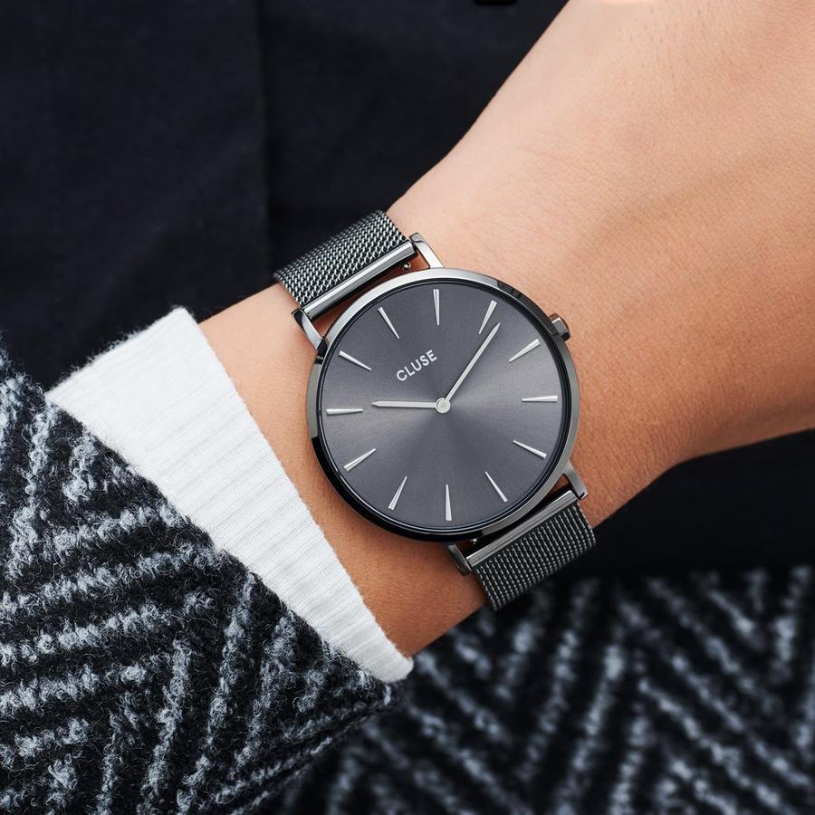 Orologio CLUSE Boho Chic Mesh Dark Grey