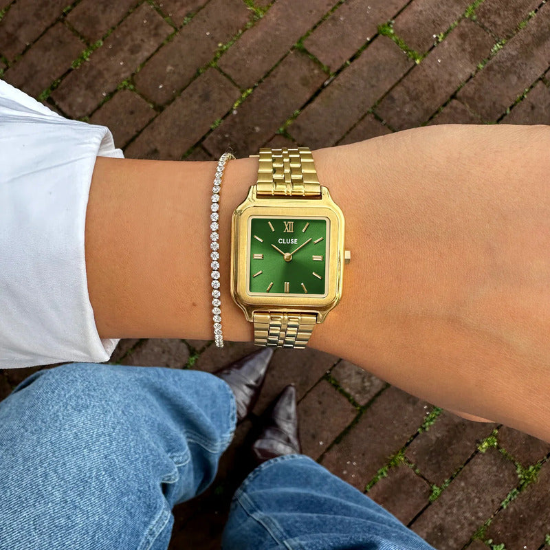 Orologio CLUSE Gracieuse Forest Green, Gold