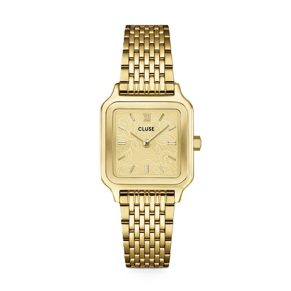 Orologio Cluse Gracieuse Petite Lace Textured Gold Colour