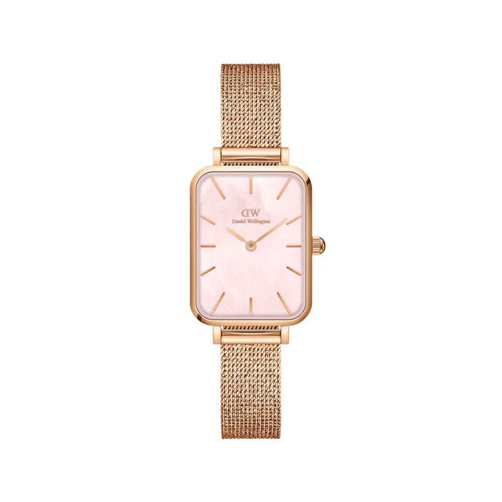 Orologio Daniel Wellington Quadro Pressed Melrose Rosegold/Rose
