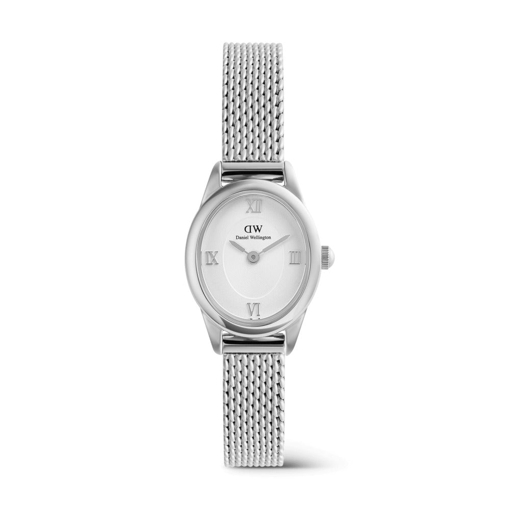 Orologio Daniel Wellington Ophelia Mini Mesh Bianco Argento