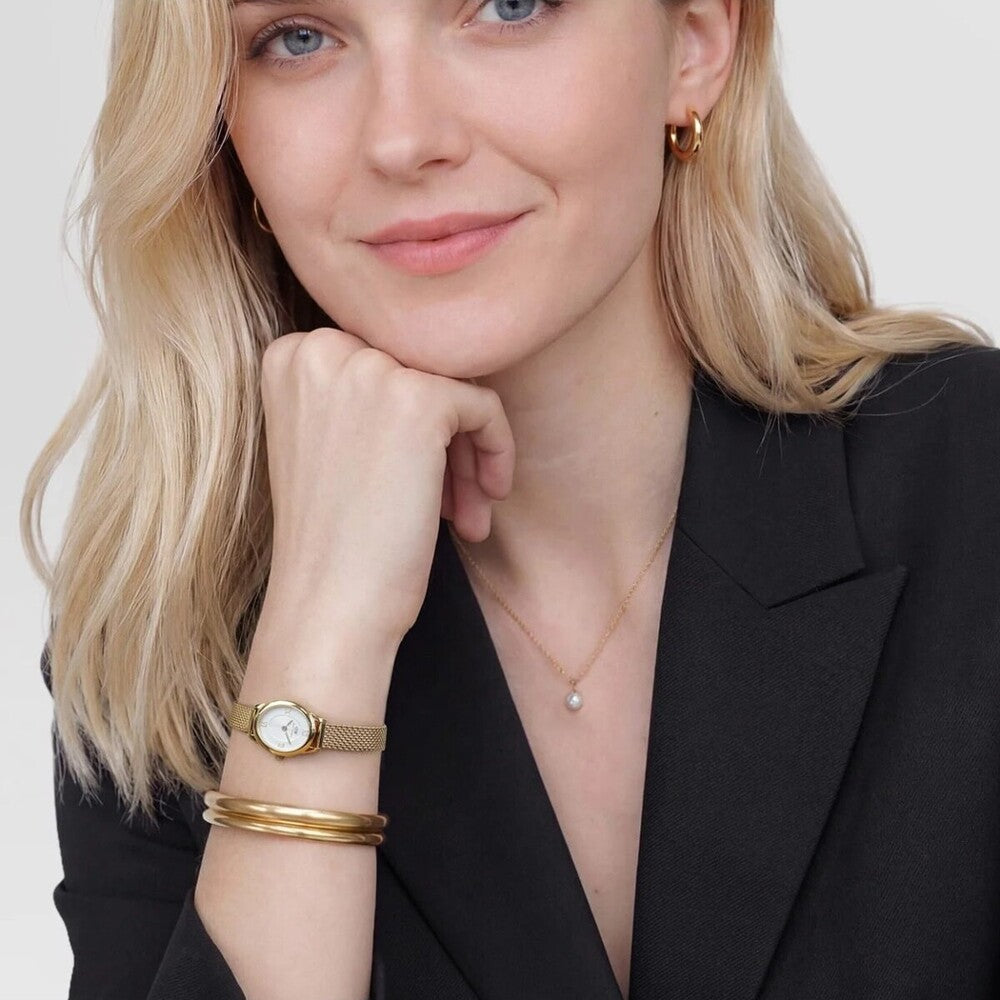 Orologio Daniel Wellington Ophelia Mini Mesh White Gold